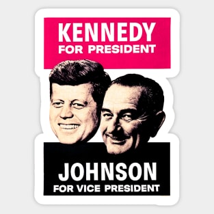 KENNEDY/JOHNSON Sticker